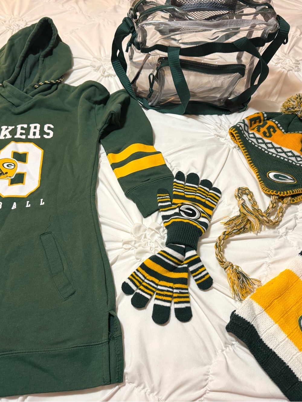 Green Bay Packers WEAR Clear Stadium Bag
New